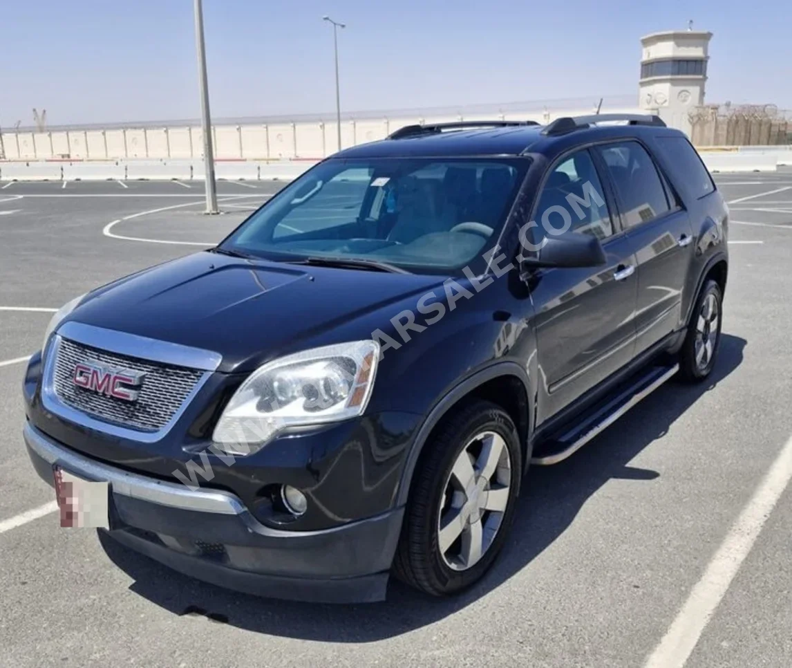 GMC Acadia 2012 Automatic 207,000 Km 6 Cylinder Four Wheel Drive (4WD) SUV Black