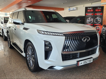 Infiniti  QX  80  2025  Automatic  1,600 Km  6 Cylinder  Four Wheel Drive (4WD)  SUV  White  With Warranty