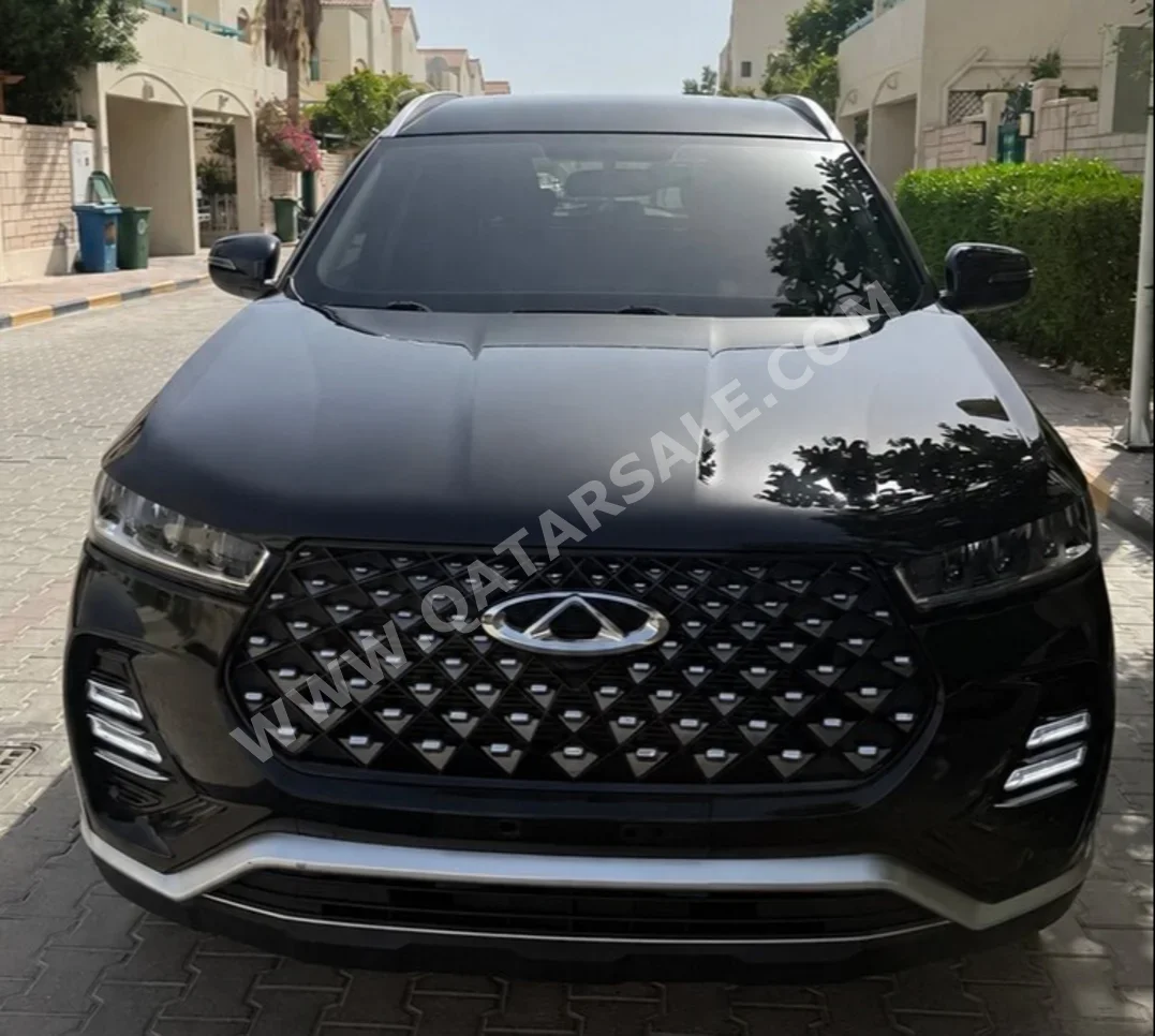 شيري تيجو 7 برو 2023 اوتوماتيك 18,000 كم 4 سلندر سحب امامي اس يو في أسود تحت الضمان