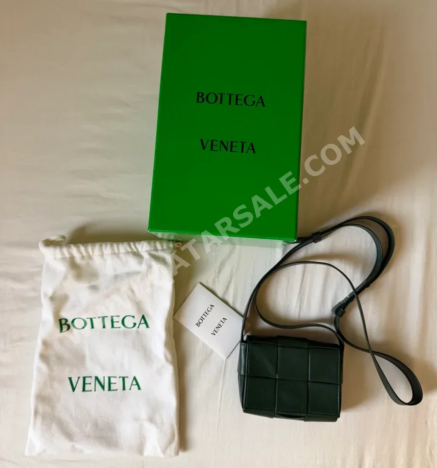 Purses - Bottega Veneta - Green - Genuine Leather - For Women