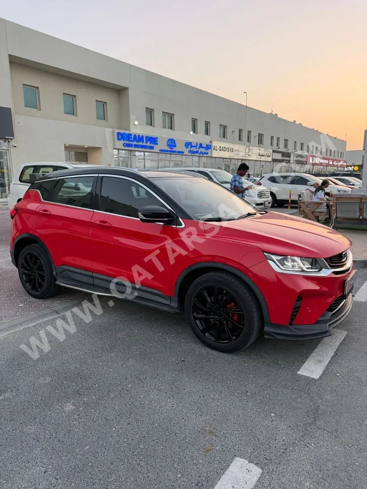 Geely Coolray GF+ 2023 Automatic 66,000 Km 4 Cylinder Rear Wheel Drive (RWD) SUV Red With Warranty