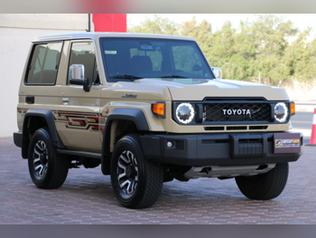 Toyota Land Cruiser Hard Top 2025 Automatic 13,000 Km 6 Cylinder Four Wheel Drive (4WD) SUV Beige With Warranty