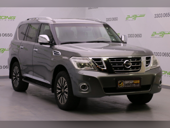 Nissan Patrol Platinum 2016 Automatic 128,000 Km 8 Cylinder Four Wheel Drive (4WD) SUV Gray