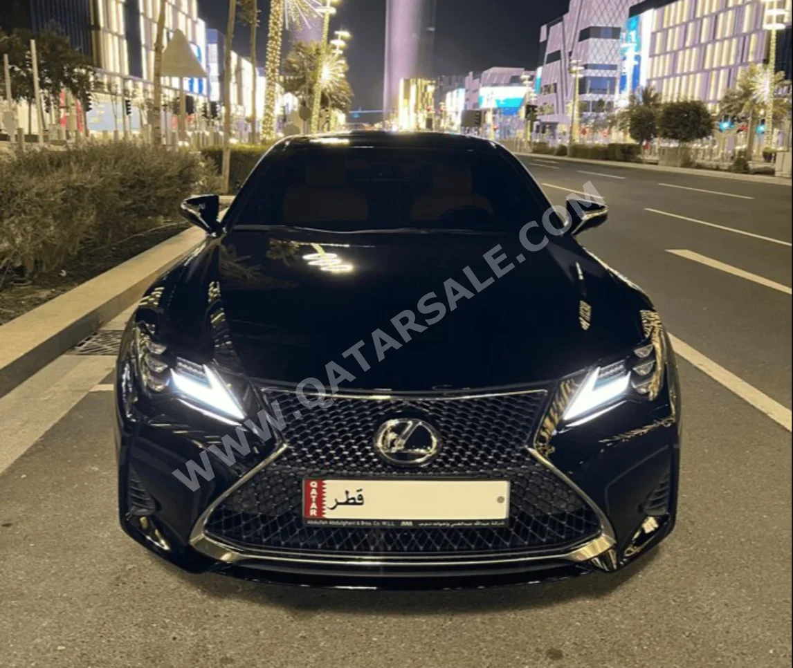 Lexus RC 2019 Automatic 42,000 Km 6 Cylinder Rear Wheel Drive (RWD) Coupe / Sport Black
