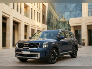 Kia  Telluride  GT Line  2023  Tiptronic  30,000 Km  6 Cylinder  All Wheel Drive (AWD)  SUV  Dark Blue  With Warranty