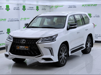 Lexus  LX  570  2018  Automatic  9,000 Km  8 Cylinder  Four Wheel Drive (4WD)  SUV  White