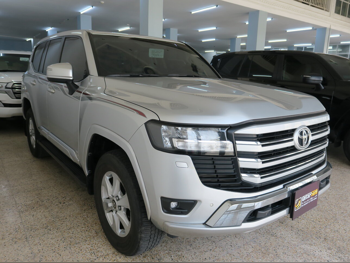 Toyota  Land Cruiser  GXR Twin Turbo  2024  Automatic  67,000 Km  6 Cylinder  Four Wheel Drive (4WD)  SUV  Silver  With Warranty