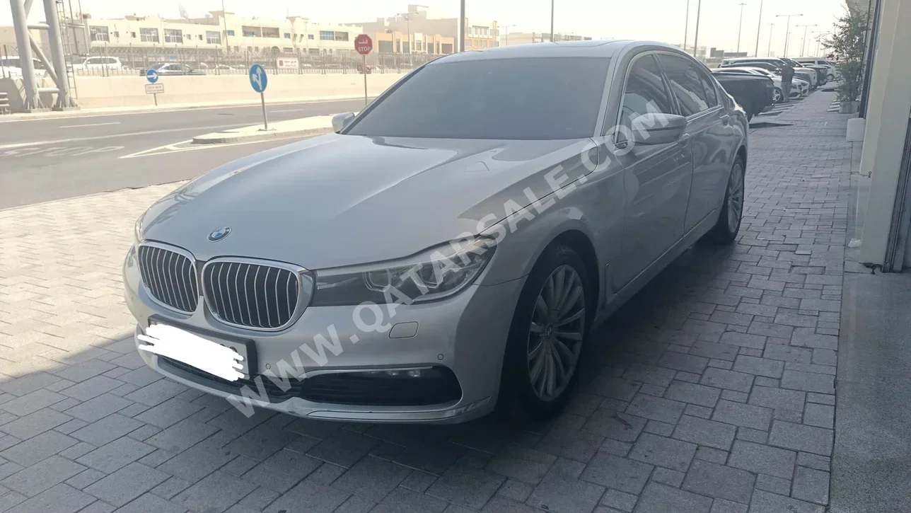 BMW  7-Series  730 Li  2018  Automatic  114,000 Km  6 Cylinder  Rear Wheel Drive (RWD)  Sedan  Silver