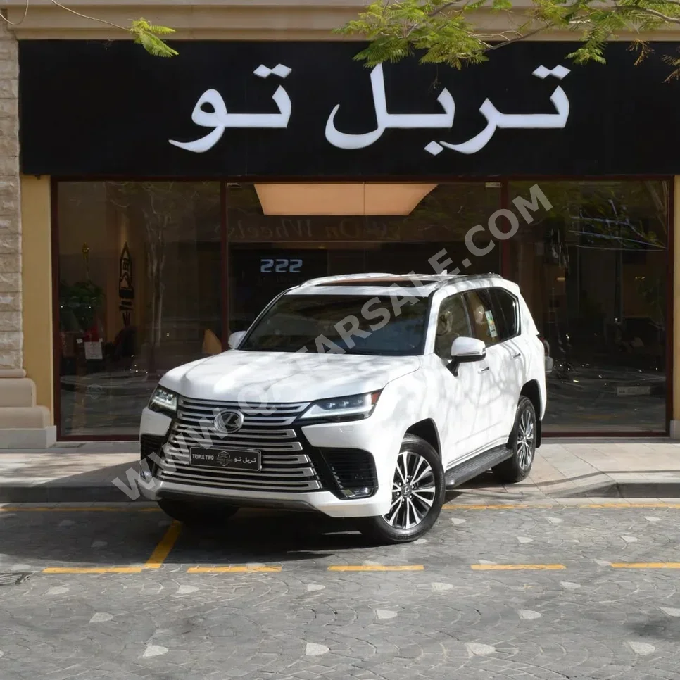 لكزس  ال اكس  600 لكجري  2024  اوتوماتيك  20,850 كم  6 سلندر  دفع رباعي  اس يو في  أبيض  تحت الضمان
