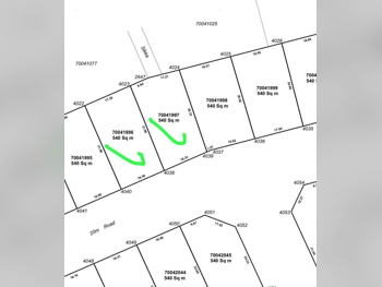 Lands For Sale in Al Daayen - Al Khisah -Area Size 540 Square Meter