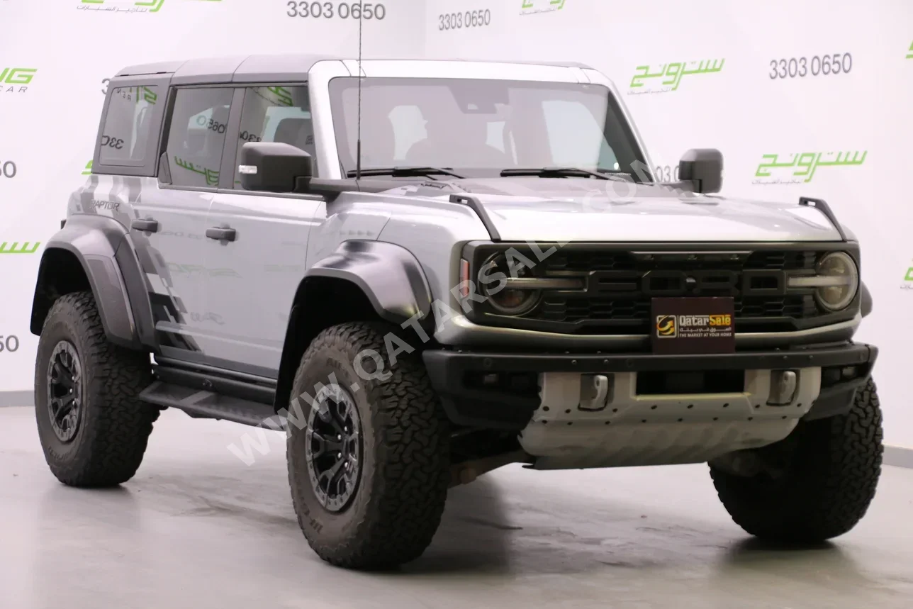 Ford  Bronco  Raptor  2023  Automatic  47,000 Km  6 Cylinder  Four Wheel Drive (4WD)  SUV  Silver