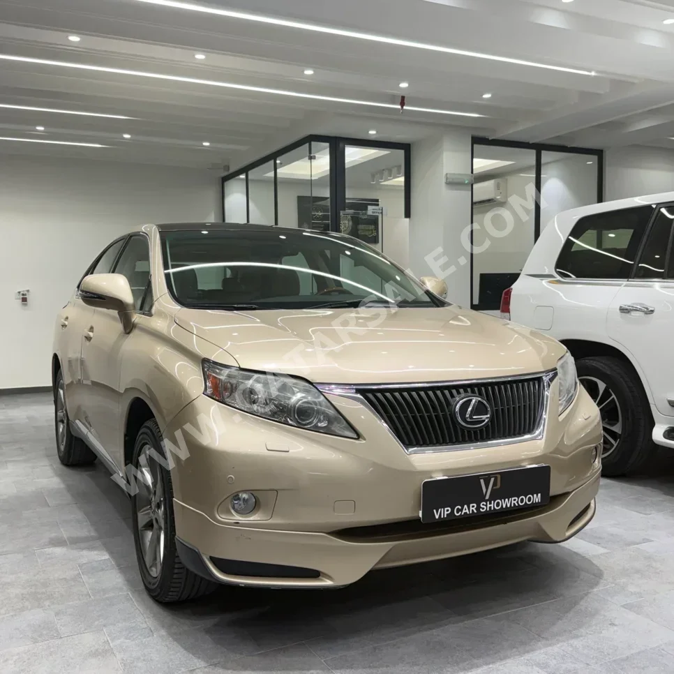 Lexus  RX  350  2010  Automatic  140,000 Km  6 Cylinder  Four Wheel Drive (4WD)  SUV  Gold