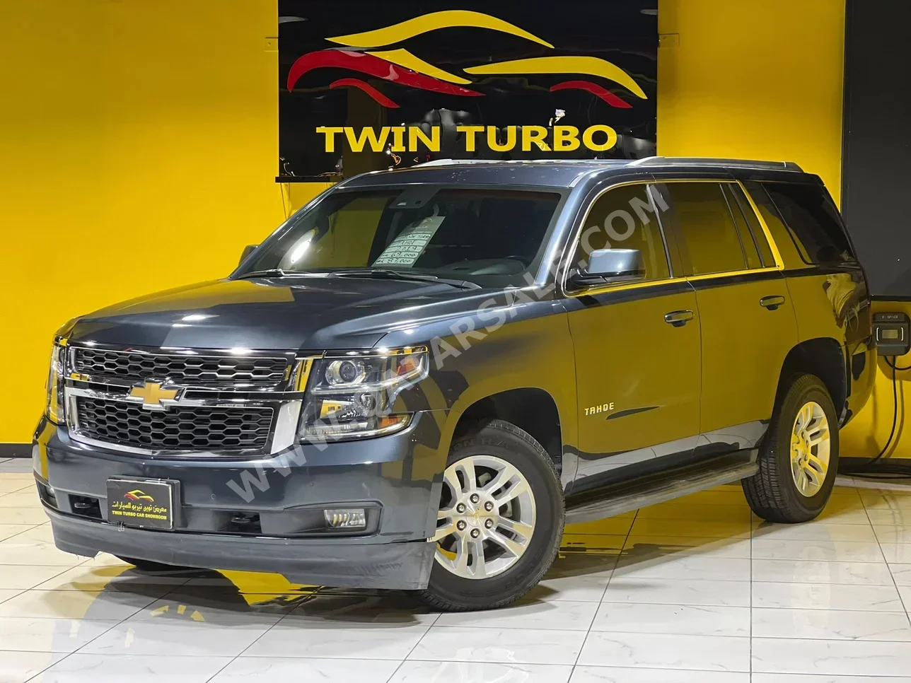 Chevrolet  Tahoe  LT  2019  Automatic  69,000 Km  8 Cylinder  Rear Wheel Drive (RWD)  SUV  Gray