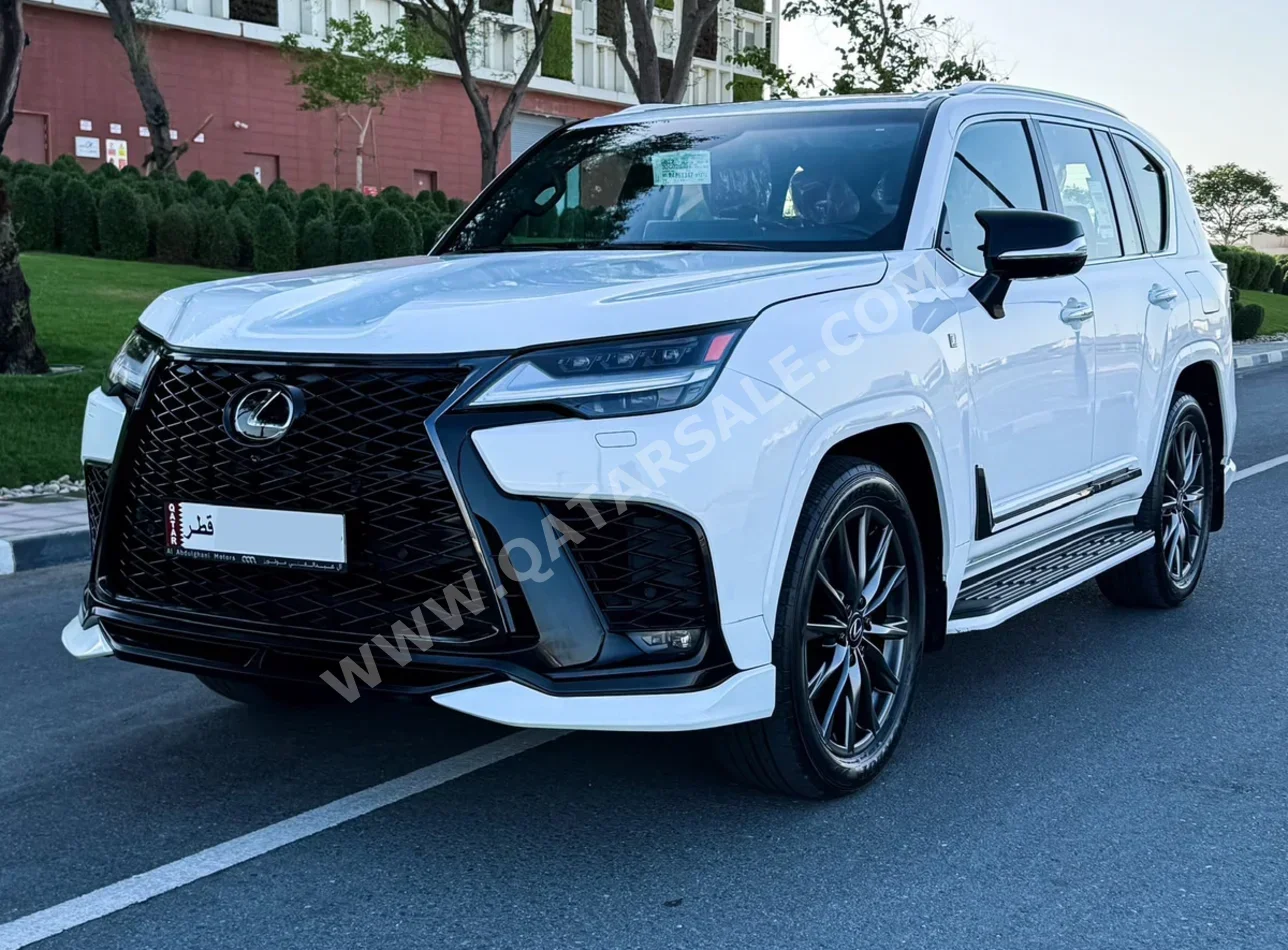 Lexus  LX  600 F Sport  2024  Automatic  91,000 Km  6 Cylinder  Four Wheel Drive (4WD)  SUV  White