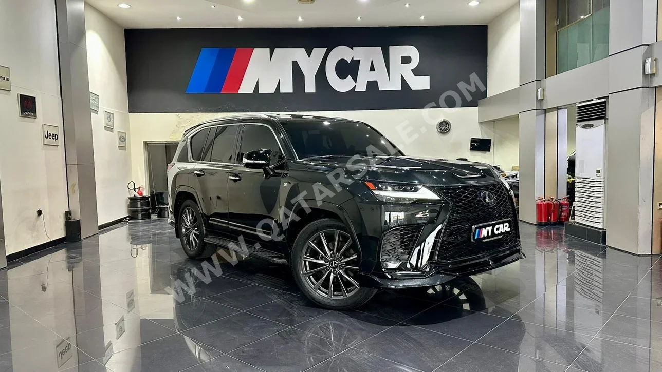 Lexus  LX  600 F Sport  2024  Automatic  27,000 Km  6 Cylinder  Four Wheel Drive (4WD)  SUV  Black  With Warranty