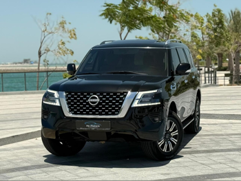 Nissan  Patrol  SE  2023  Automatic  79,900 Km  6 Cylinder  Four Wheel Drive (4WD)  SUV  Black  With Warranty