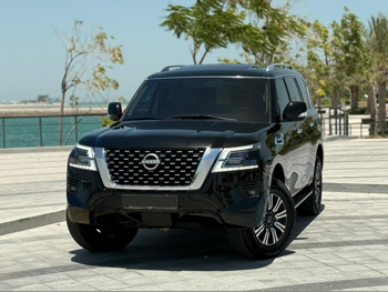 Nissan  Patrol  SE  2023  Automatic  79,900 Km  6 Cylinder  Four Wheel Drive (4WD)  SUV  Black  With Warranty