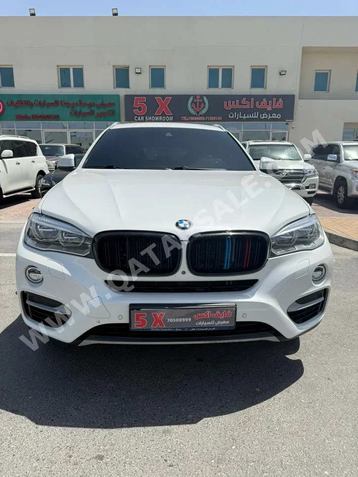 BMW  X-Series  X6  2015  Automatic  99,000 Km  6 Cylinder  Four Wheel Drive (4WD)  SUV  White