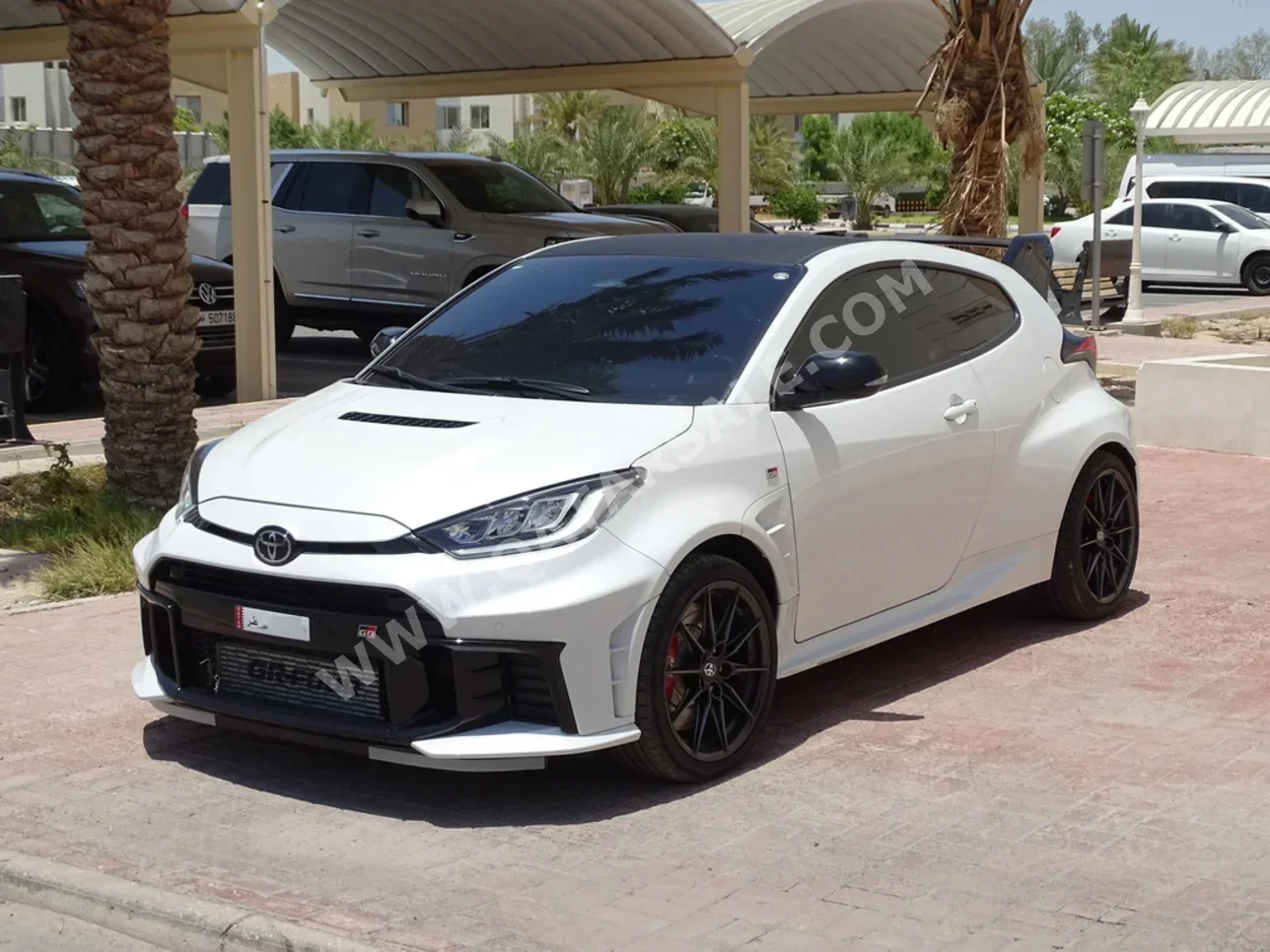 Toyota  Yaris  GR  2026  Automatic  7,000 Km  3 Cylinder  Front Wheel Drive (FWD)  Hatchback  White  With Warranty