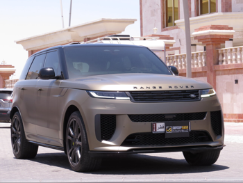 لاند روفر  رنج روفر  سبورت اس في  2024  اوتوماتيك  25,000 كم  8 سلندر  دفع رباعي  اس يو في  ذهبي  تحت الضمان