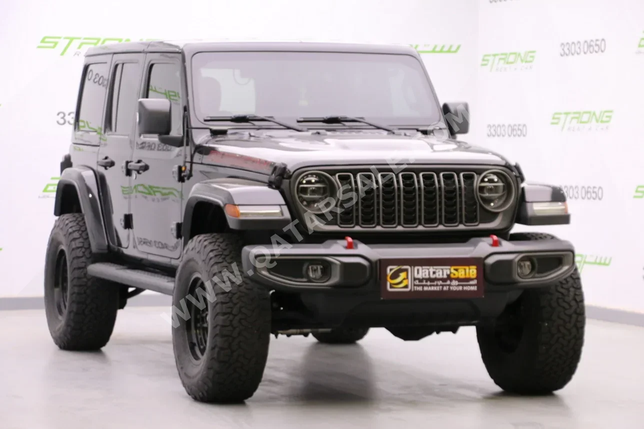Jeep  Wrangler  Rubicon X  2019  Automatic  85,800 Km  6 Cylinder  Four Wheel Drive (4WD)  SUV  Black