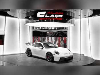 بورش  911  جي تي 3  2022  عادي  2,450 كم  6 سلندر  دفع خلفي  كوبيه \ سبورت  أبيض