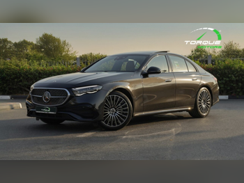 Mercedes-Benz  E-Class  300  2026  Automatic  0 Km  4 Cylinder  Rear Wheel Drive (RWD)  Sedan  Gray  With Warranty