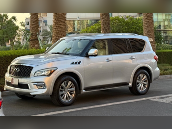 Infiniti QX 80 2017 Automatic 79,000 Km 8 Cylinder Four Wheel Drive (4WD) SUV Silver