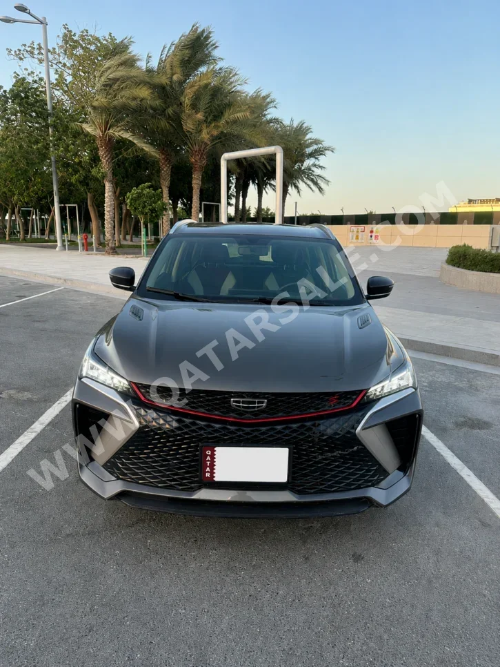 جيلي كوول راي 2024 اوتوماتيك 35,000 كم 4 سلندر سحب امامي اس يو في رمادي تحت الضمان