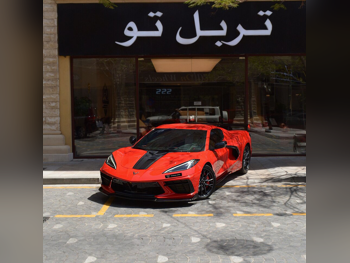 Chevrolet Corvette C8 Stingray 2023 Automatic 18,300 Km 8 Cylinder Rear Wheel Drive (RWD) Coupe / Sport Red With Warranty