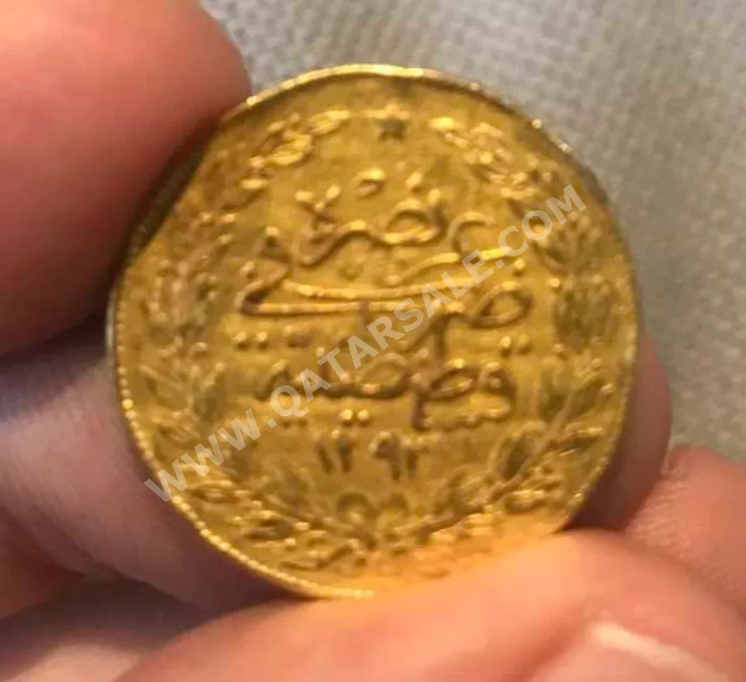 الذهب سبيكة ذهب تركي كلا الجنسين حسب القطعة ( ديزاينرز) 7.5 غرام ذهب أصفر عيار 22