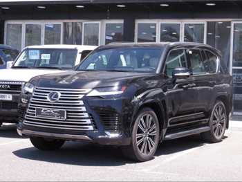 Lexus  LX  600 Luxury  2025  Automatic  42,000 Km  6 Cylinder  Four Wheel Drive (4WD)  SUV  Black  With Warranty