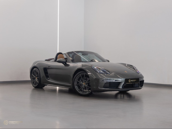 Porsche Boxster 718 2024 Automatic 2,650 Km 6 Cylinder Rear Wheel Drive (RWD) Convertible Gray With Warranty