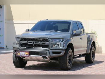 فورد رابتر 2018 اوتوماتيك 283,000 كم 6 سلندر دفع رباعي بيكب رمادي