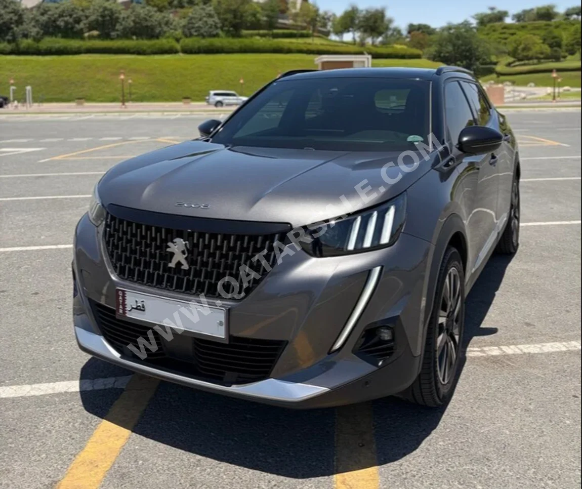 Peugeot 2008 GT Line 2023 Automatic 24,051 Km 3 Cylinder Front Wheel Drive (FWD) SUV Gray With Warranty