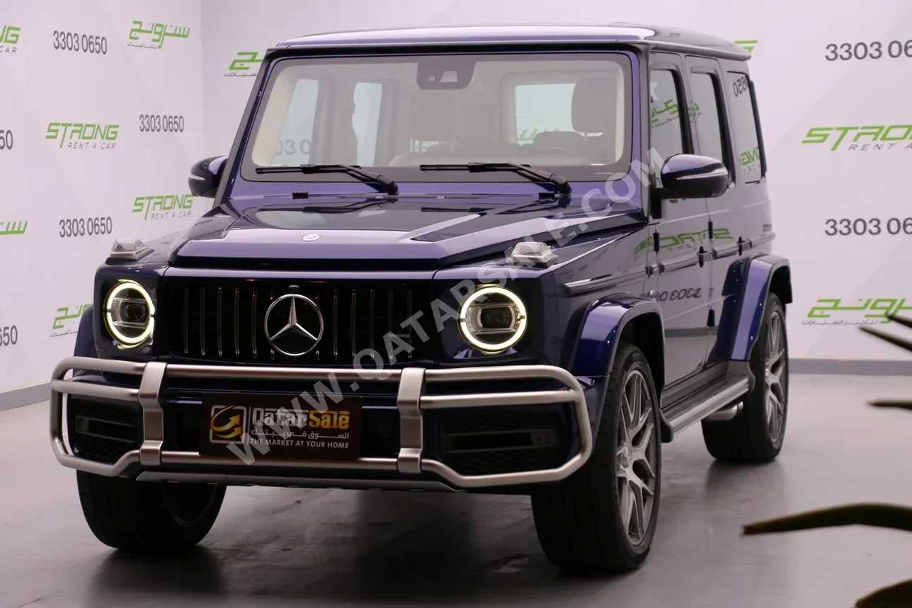 Mercedes-Benz G-Class 63 AMG 2019 Automatic 56,000 Km 8 Cylinder Four Wheel Drive (4WD) SUV Blue