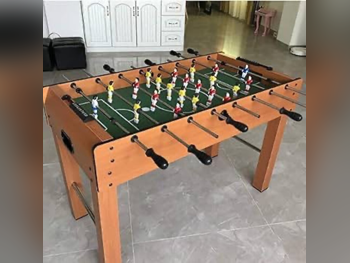 Game Tables - Foosball Table Size Small -Color Black & Orange