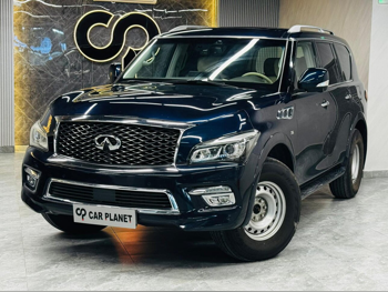 Infiniti QX 80 2016 Automatic 196,000 Km 8 Cylinder Four Wheel Drive (4WD) SUV Dark Blue