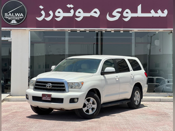Toyota Sequoia 2014 Automatic 219,000 Km 8 Cylinder Four Wheel Drive (4WD) SUV White