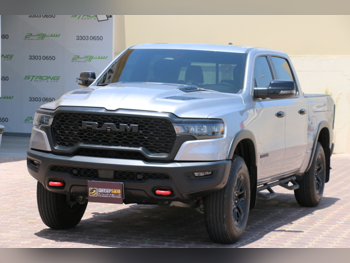 Dodge Ram Rebel 2025 Automatic 35,000 Km 6 Cylinder Four Wheel Drive (4WD) Pick Up Silver With Warranty