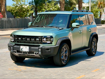 Jetour T2 Luxury 2026 Automatic 2,000 Km 4 Cylinder Four Wheel Drive (4WD) SUV Matte green With Warranty