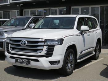 Toyota  Land Cruiser  GXR Twin Turbo  2024  Automatic  86,000 Km  6 Cylinder  Four Wheel Drive (4WD)  SUV  White  With Warranty