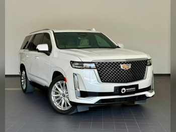 Cadillac Escalade Premium Luxury ESV 2024 Automatic 38,000 Km 8 Cylinder Four Wheel Drive (4WD) SUV White With Warranty