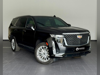 Cadillac Escalade Premium Luxury ESV 2023 Automatic 12,000 Km 8 Cylinder Four Wheel Drive (4WD) SUV Black With Warranty