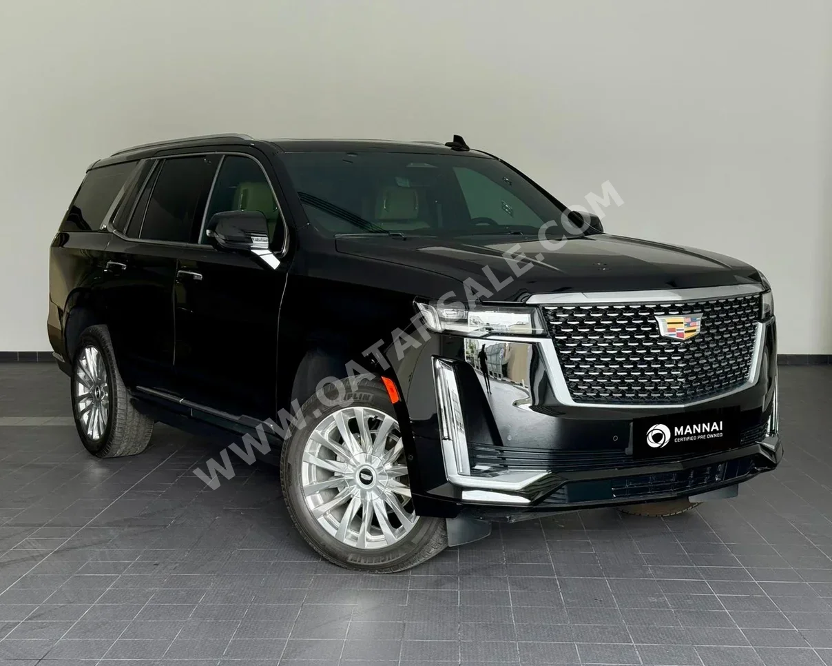 Cadillac Escalade Premium Luxury ESV 2023 Automatic 12,000 Km 8 Cylinder Four Wheel Drive (4WD) SUV Black With Warranty