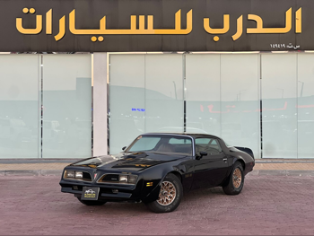Pontiac  Trans AM  1978  Automatic  58,000 Km  8 Cylinder  Rear Wheel Drive (RWD)  Coupe / Sport  Black