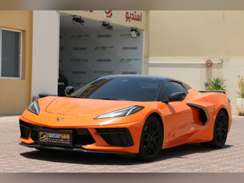 Chevrolet Corvette C8 2024 Automatic 16,500 Km 8 Cylinder Rear Wheel Drive (RWD) Convertible Orange With Warranty