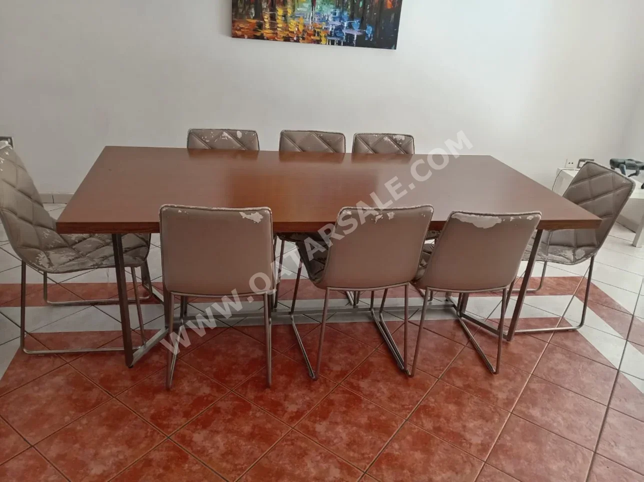 Tables & Sideboards Table & Chairs - Brown
