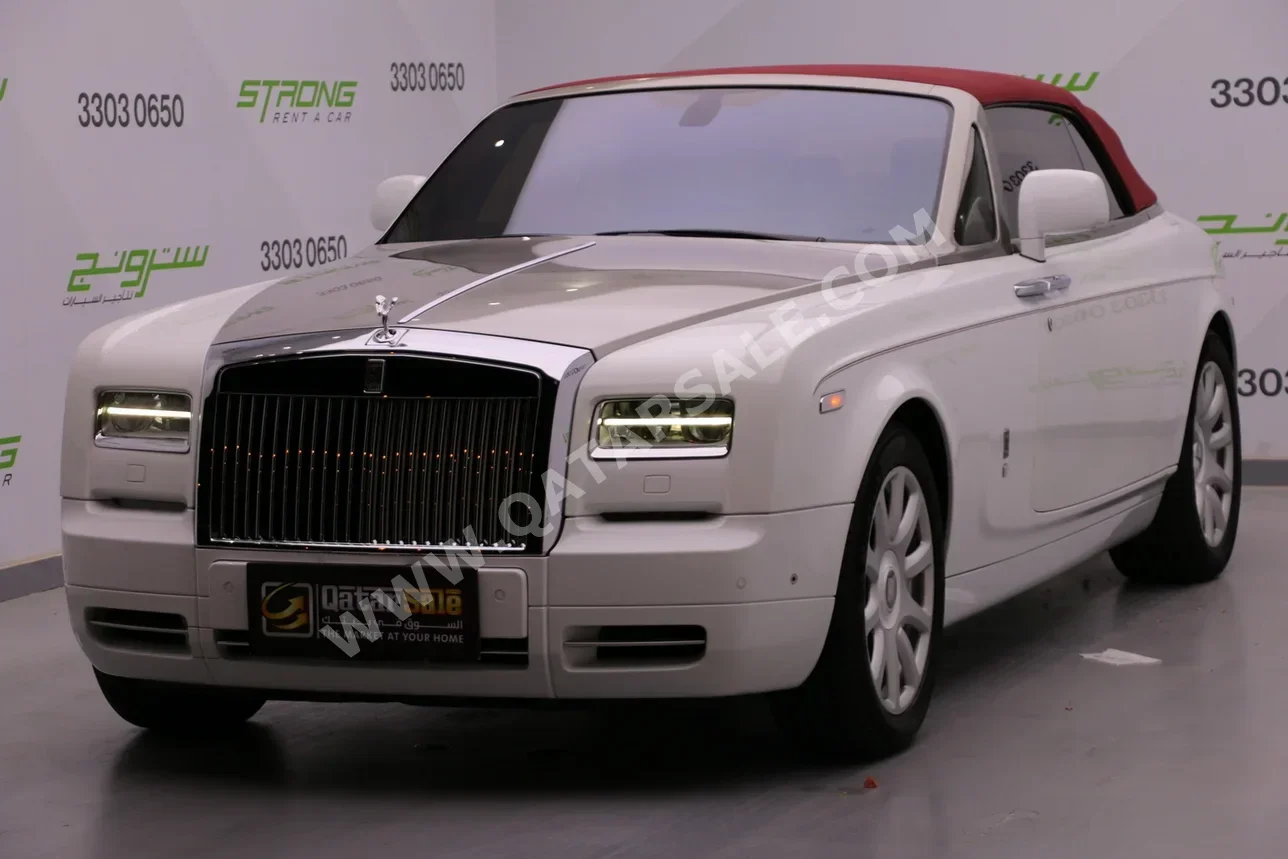 Rolls-Royce Phantom Drophead 2014 Automatic 42,000 Km 12 Cylinder Four Wheel Drive (4WD) Convertible White