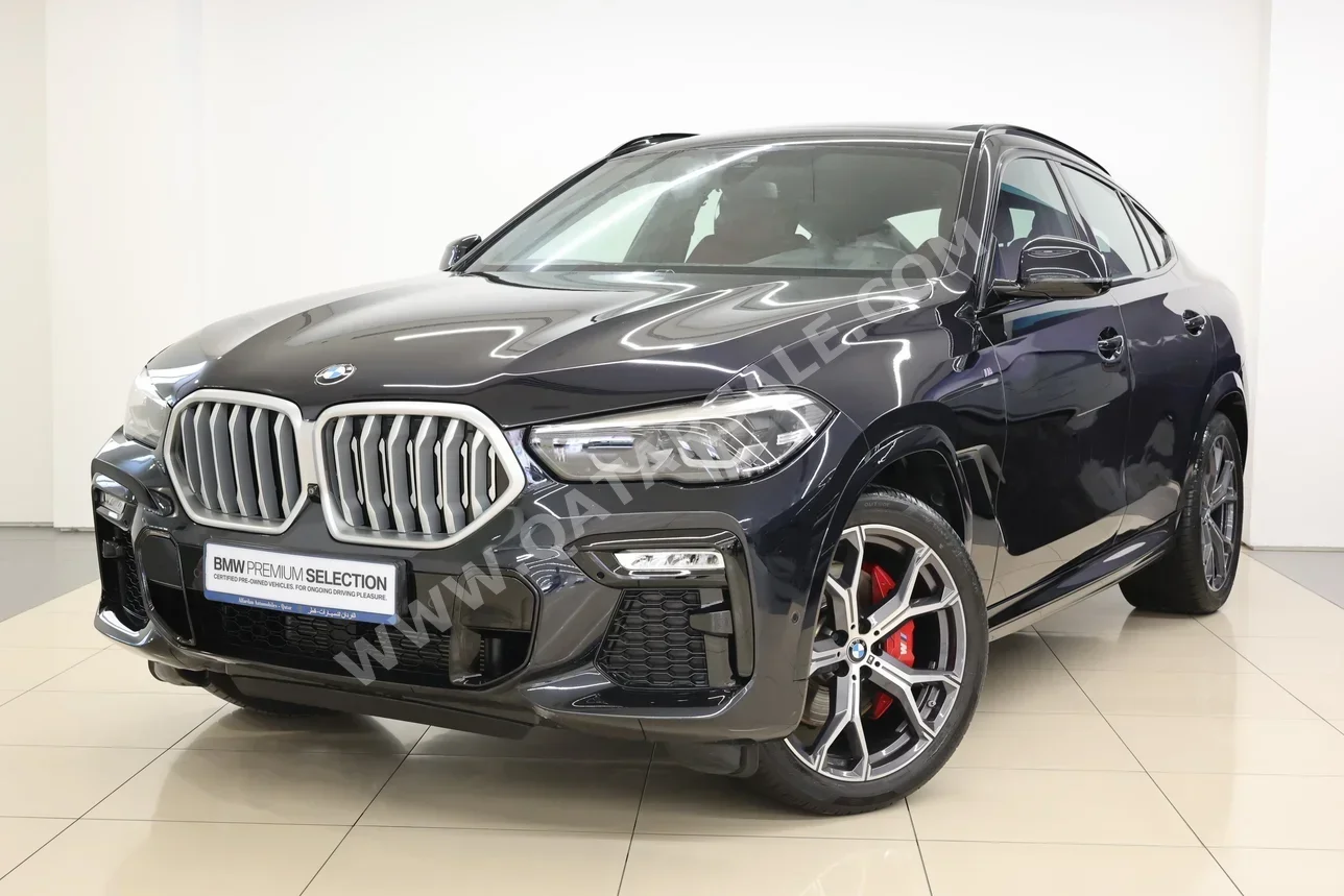 BMW X-Series X6 40i 2021 Automatic 26,500 Km 6 Cylinder All Wheel Drive (AWD) SUV Black With Warranty